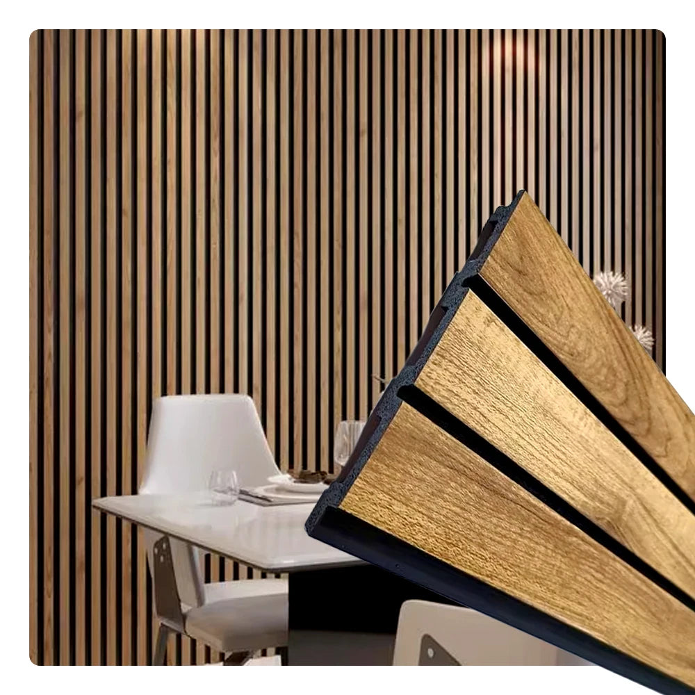 Water-Proof and Fire-Proof PS Foam Cladding Wall Panel Low-Priced Moisture-Proof Decking for Indoor Interior Wall Decoration