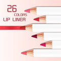 Wholesale Cruelty Free Creamy Lip Liner Pencil Private Label Vegan Brown Matte Waterproof 26 Colors Lip Liner