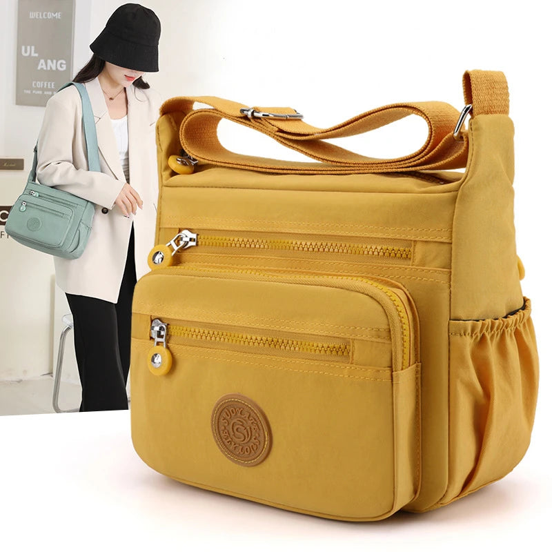 2024  Hot Sell Wholesale Fashion Nylon Women's Ladies Custom Designer Sling Bag Shoulder Crossbody Messenger Bag for Women