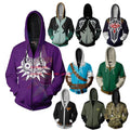 Ecowalson  Anime Hoodies Sweatshirts Majora's Cosplay Costume Men Top Jackets