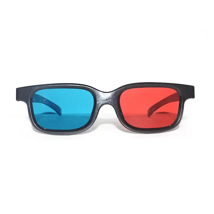 Factory Direct Bulk Supply of Red and Blue 3D Plastic AR Hardware Glasses