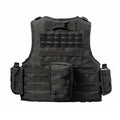 YAKEDA Wholesale Custom Logo Comfortable Waistcoat Black Nylon Polyester MOLLE Outdoor Tactical Vest