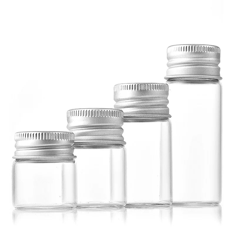 Factory Custom Diameter 27mm Essential Oil Glass Bottle 5ml 8ml 10ml 14ml 16ml 20ml Mini Sample Clear Glass Vial