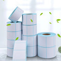 Colorful Customized PVC Vinyl 50x25mm Blank Barcode Labels Sticker Transfer Thermal Label Sticker Roll