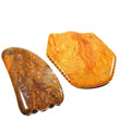 HY Facial Gua Sha Board New Shape Spiky Customized Shape Spiky Mookaite jasper Massage