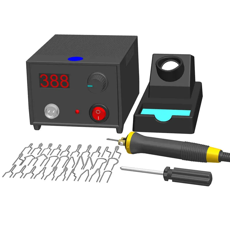 LCD Display Professional Wood Burning Kit Dual Pen Pyrography Machine