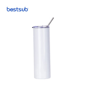 BestSub Wholesale Double Walled Heat Transfer 900ml Sublimation Blanks 30 oz Stainless Steel Straight Skinny Tumblers