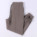 Wholesale Lightweight Breathable Plus Size Woven Cotton Polyester Joggers Casual Unisex Hip Hop Sweatpants Flat Elastic Waist