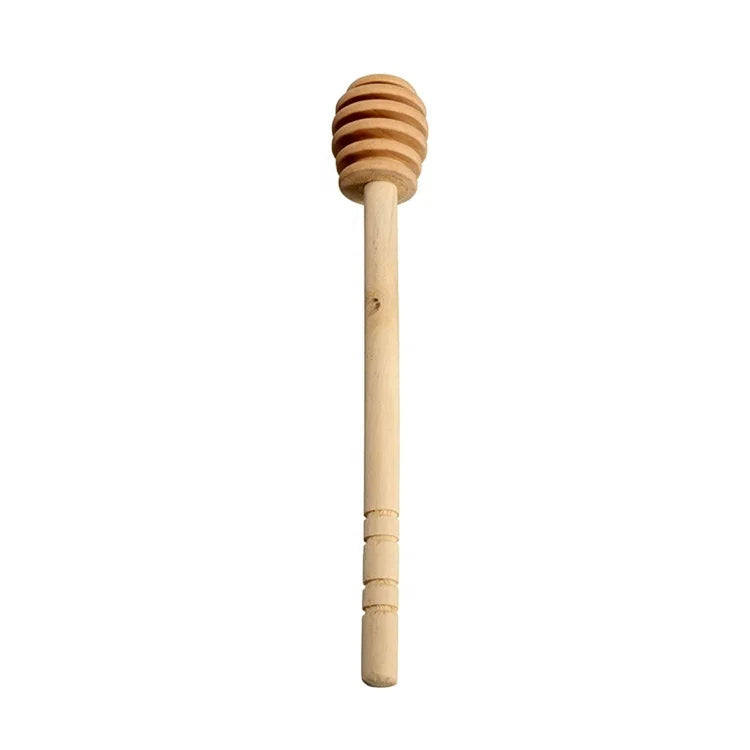 Newell Eco-Friendly Custom Logo Mini Wooden Stick Mason Jar Olive Wooden Stirrer Sticks Wooden Honey Dippers for Honey Glass Pot