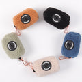 Custom Designer Sherpa Pet Poop Waste Disposal Bag Holder With Logo Custom Free Sample