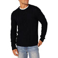 Custom LOGO OEM&ODM Men Jacquard Sweater Long Sleeve Knitwear Winter Crew Neck Knit Cotton Knitted Men Sweaters Pullovers