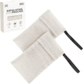 Exfoliating Soap Pouch Bar Soap Saver for Shower and Bath Grey