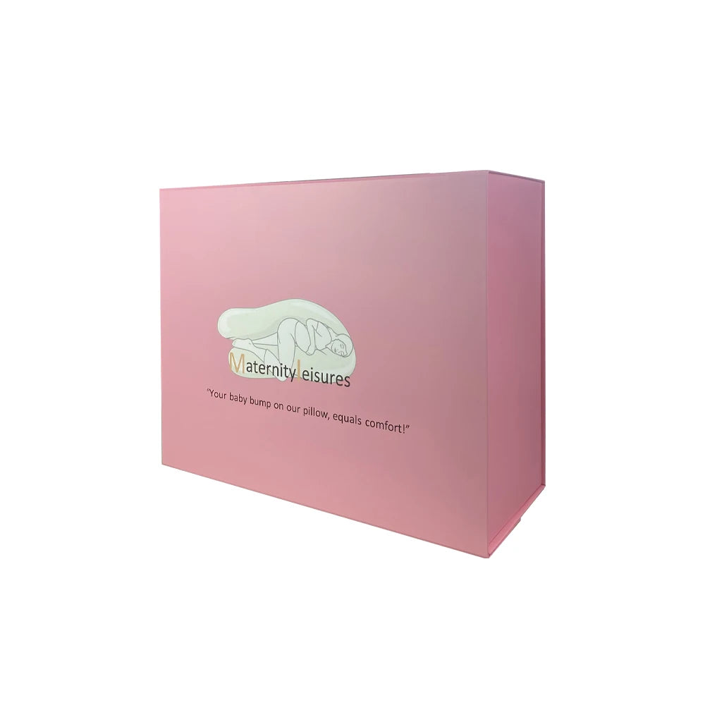 Custom Logo Empty Large Magnetic Cardboard Paper Gift Boxes for Pillows Folding Box Packaging With Ribbon Bow