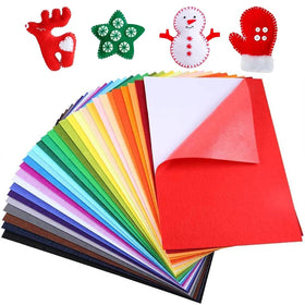 Factory Supply 100% Polyester Color Handmade DIY Adhesive Felt Cloth Non Woven Used on Christmas Decorations