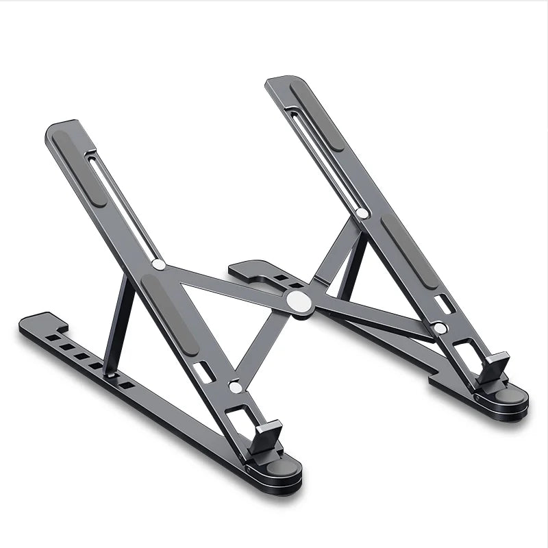 8-angle Adjustable Desktop Portable Tablet Computer Stand Holder Aluminum Laptop Table Stand for Office Desk