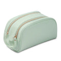 Hot Sales Double Zipper Fashion  Portable Large Travel Toiletry Make up Makeup Cosmetic Bag Pouch Box Case Pack for Men Women