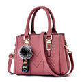New Wholesale Women's Luxury Designer PU Casual Tote Shoulder Bag Zipper Closure Breathable Waterproof Large Capacity Single