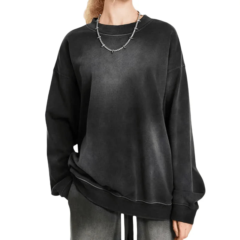Hot Sale 332gsm Puff Printing Oversize Hip Hop Sweatshirts Custom Blank Streetwear Men Women Spring Autumn Terry 3D Pullover