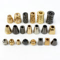 Meetee DS024 5-11mm Garment Accessories Hat Pants Drawstring Adjustable Alloy Stopper Buckles Metal Spring Button