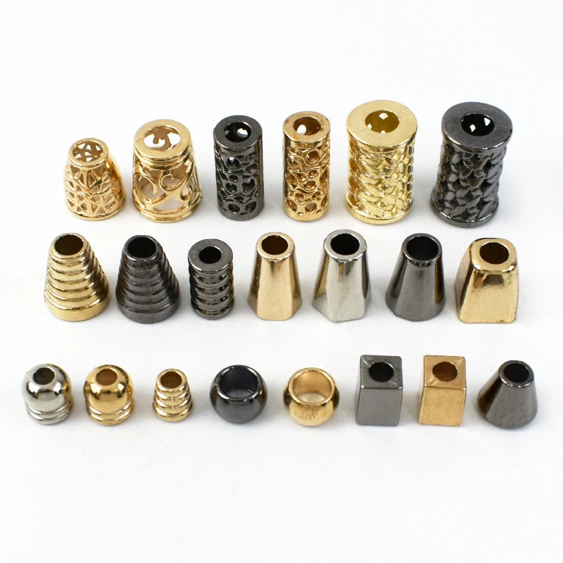 Meetee DS024 5-11mm Garment Accessories Hat Pants Drawstring Adjustable Alloy Stopper Buckles Metal Spring Button