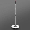 Spin 360 Degree Extendable Stainless Steel Magic Mop Replacement Handle with Self-Wringer and High Capacity