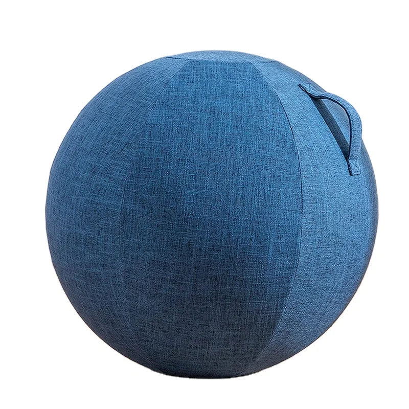 Bellter Yoga Exercise Sitting Ball Cover for 55cm Stability Ball Linen+Velvet Material