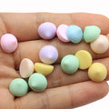 100Pcs  Mixed Chocolate Flatback Resin Cabochon Simulation Mini Food DIY Craft Scrapbooking for Phone Decor Hair Bow Center DIY