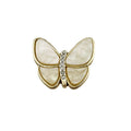 Butterfly Shape Rhinestones Alloy Combination Round Button Hair Accessories Decoration Sweater Sewing on Garment Shank Buttons