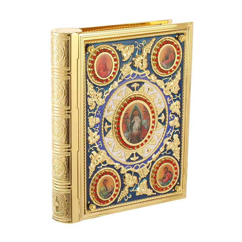Orthodox Cross Book Cover for Church Orthodox Church Stand Cross Hand Made Gold Planting