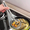 Wholesale Stainless Steel Kitchen Utensils Deep Frying Oil Strainer with Food Tongs Metal Mesh Filter Cooking Tongs