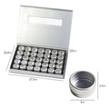 Hot Selling 35 Grids Nail Jewelry Storage Box clear Round Bottle Tooth Gem Decoration case Nail Art Display Storage case Box