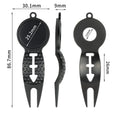 Factory Directly Golf Divot Tool  Green Fork with Blank Ball Marker Multifunction Ball Liner with Repair Tool
