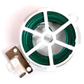 Henyuan Plastic Coated Green/Customized Color Garden Twist Tie Wire with Cutter Easily Assembled