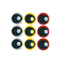 Unpainted Lure Eyes Sticker 3mm-6mm Realistic Artificial Fishing Eyes for DIY Making Jigs Crafts