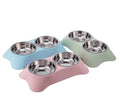 Wholesale Stainless Steel Large Safety Dog Cat Bowl Double Bowl Pet Bowl