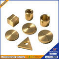 OEM CNC Machining Custom Service for Lighting Components Stainless Steel Brass Nickel-Plating Color Indoor Lighting Parts