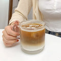 340ml Nordic Simple Colorful Amber Japanese Glass Coffee Mug