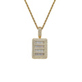 CN356  Brass Setting CZ  Pendants Hip Hop Necklace Iced Out Jewelry