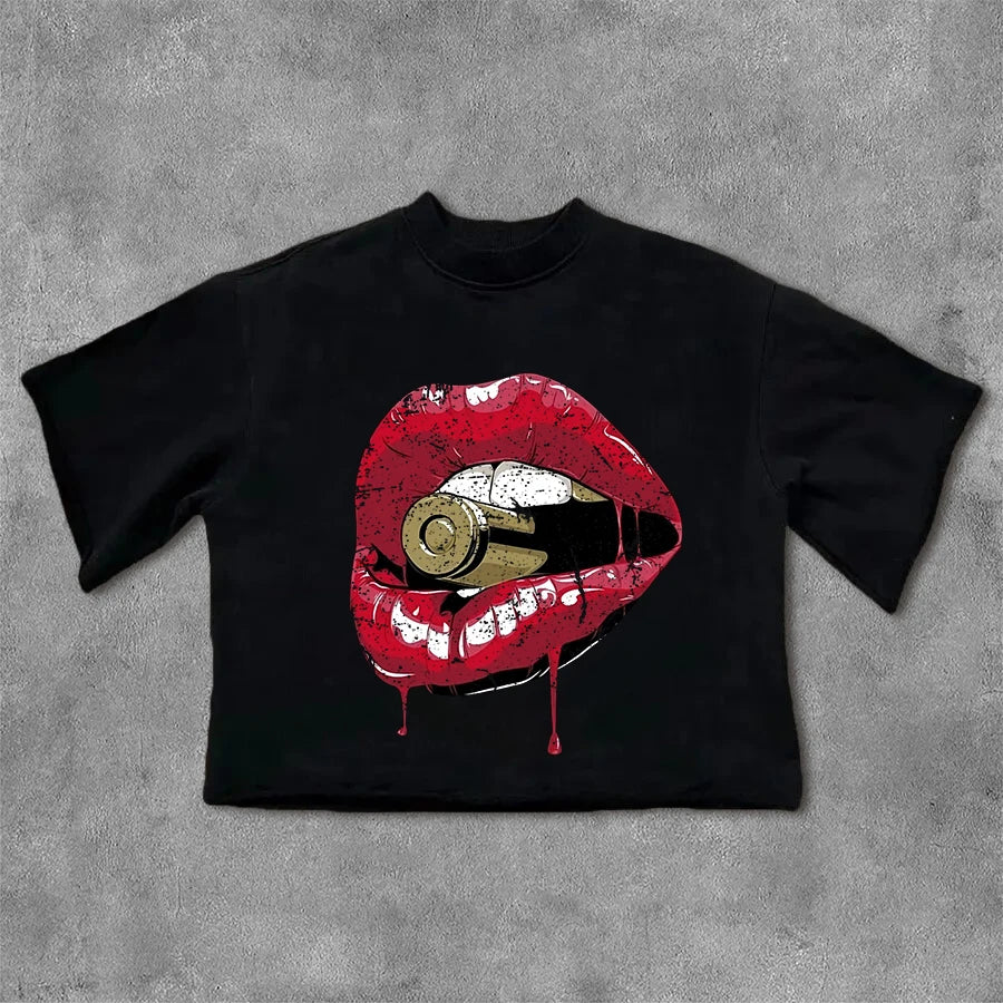 T Shirt Manufacturing Custom Heavy Cotton Vintage Graphic Screen Printing Cropped Cut and Sew Men'S T-Shirts