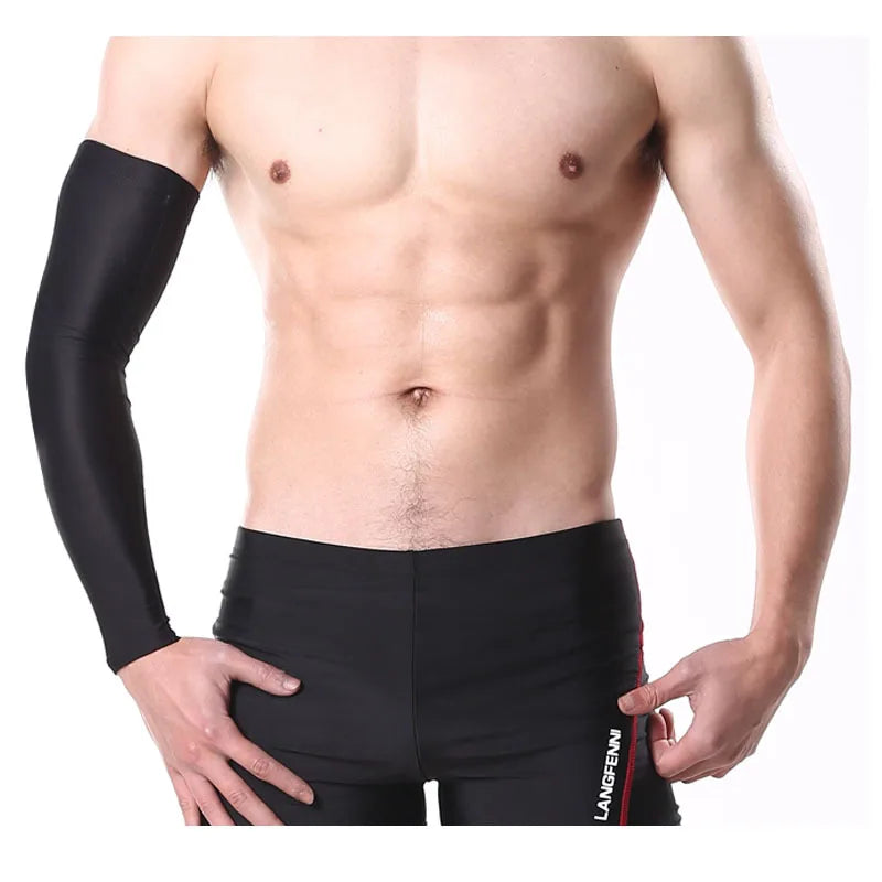 Wholesale Spandex Sports Running Arm Fitness Compression Elbow Sleeves Brace