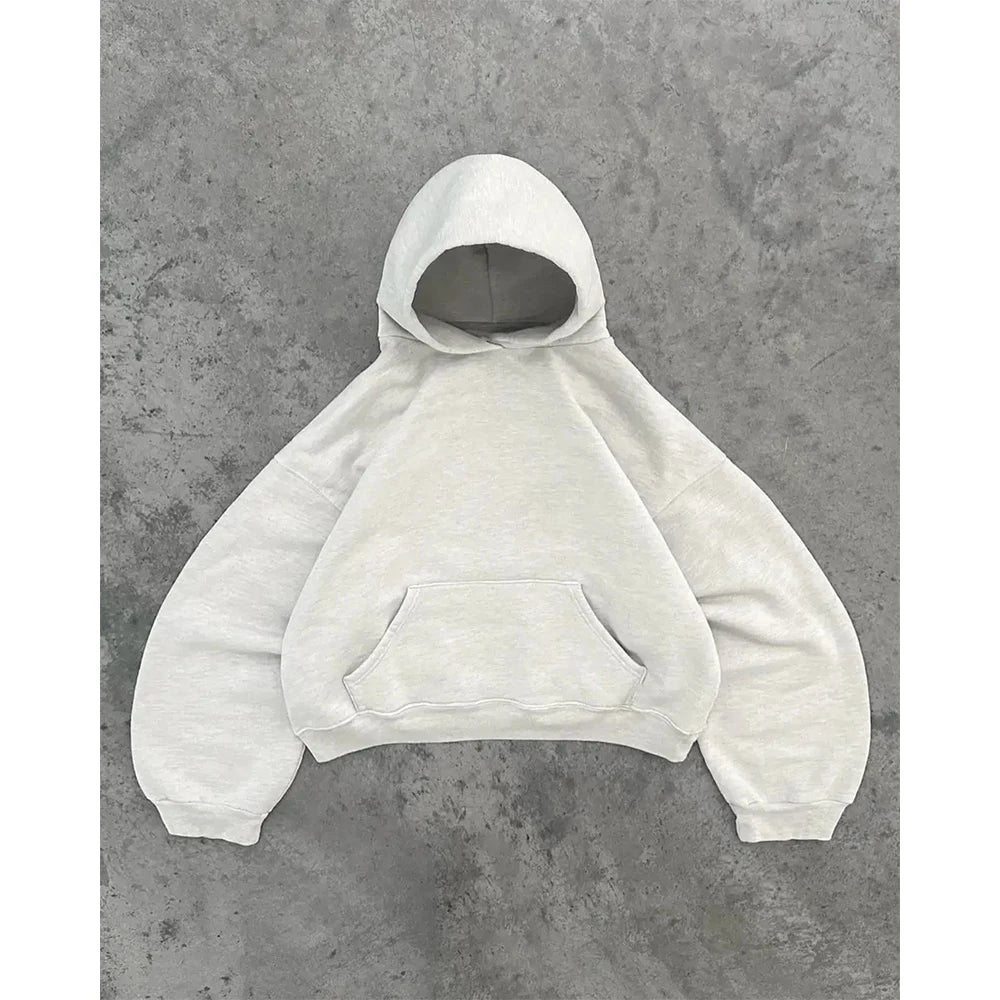 Baggy Heavyweight Fleece Hoodies Cotton Blank Hoodie Men Sweatshirt Custom Oversized Fleece Pullover Hoodie Manufacturer