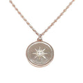 High Quality Gold & Silver 925 Charm Necklace with Trendy Starburst Disc Engraving Luxury Long Necklace for Women's Parties