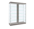 Factory Sale LED Light Display Cabinet Tempered Glass Back with Premium Laminate Full Vision Glass Display Showcase