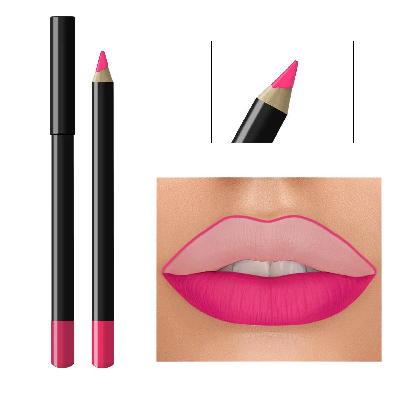 OEM Cosmetic Lip Liner Best Selling Waterproof Lip Liner Pencil Private Label 20 Colors Custom Logo Lip Liner Makeup