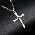 Hot Selling the Fast and the Furious Cross Necklace Christian Believers Gifts Necklace for Women and Men Classic Movie Series