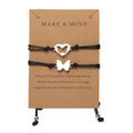 Hollow Butterfly Heart Pendant Necklace Handmade Friendship Couple Necklace Women Jewelry Gift