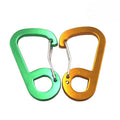 Custom Color Mini 2.5" Aluminium Carabiner Clip with Hole Aluminium Alloy Wire Gate Carabiner