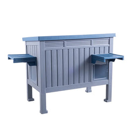 Insulated Raised Waterproof Plastic Weatherproof Ventilated Yard Garden Small Medium Animals Cats Pet Shelter Outdoor Dog House