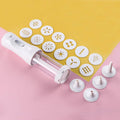 12 Discs and 4 Icing Tips Electric Cookie Decorating Tool Gun Cookie Maker Kit