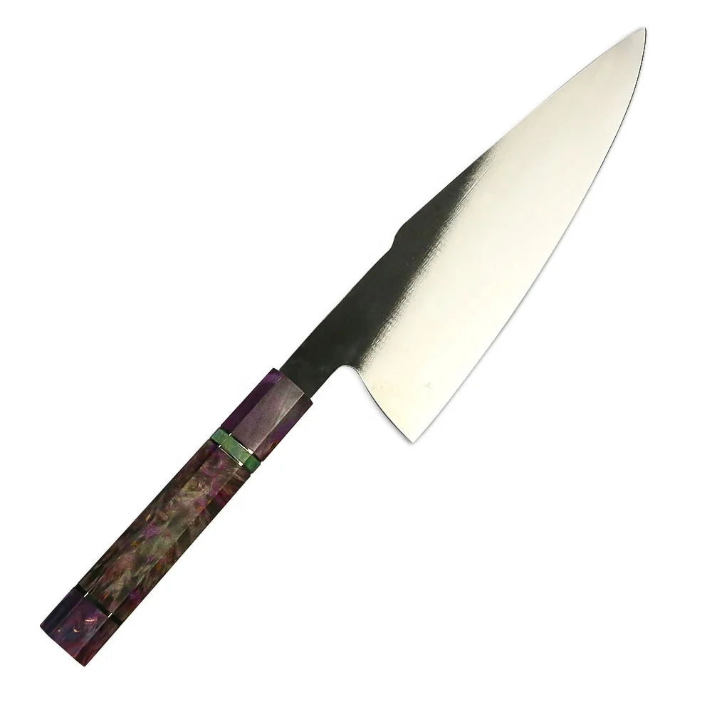 High Carbon 440C Stainless Steel Black Blade Hand Made Chef Knife
